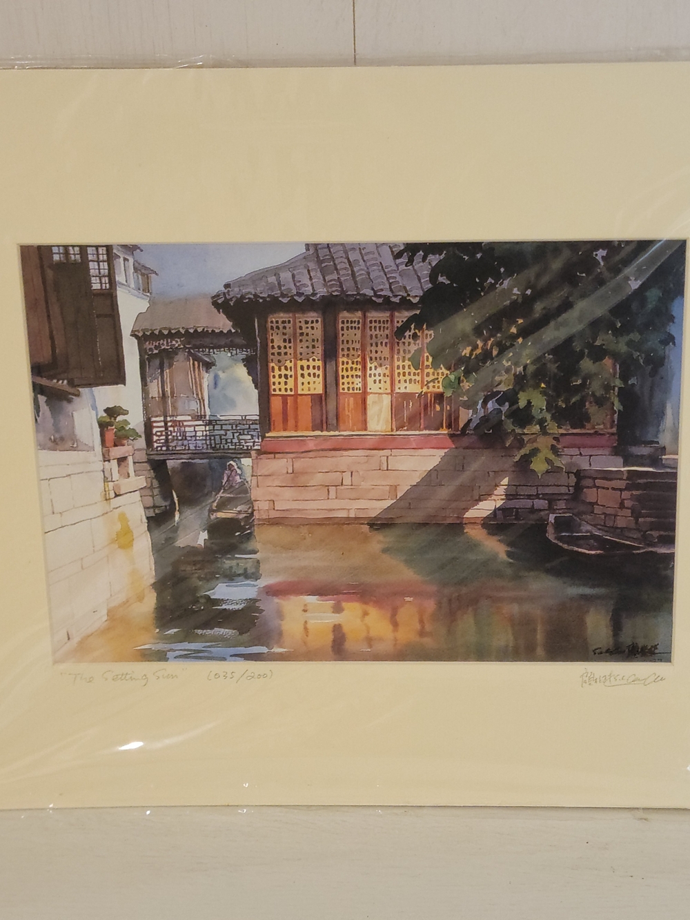 Set of 6 Steven Gu Signed & Numbered Limited Edition Watercolor Art Prints